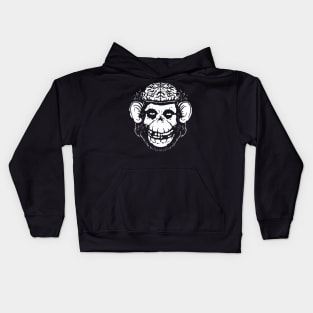 Monkey Brains INK Misfits Skull Kids Hoodie